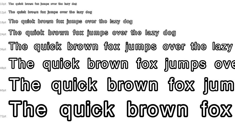 Carbono PW font Waterfall