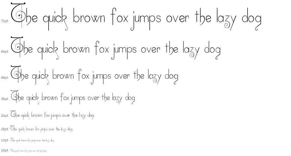 Card Gothic of 13,700font waterfall