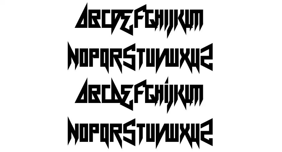 Card Shark font specimens