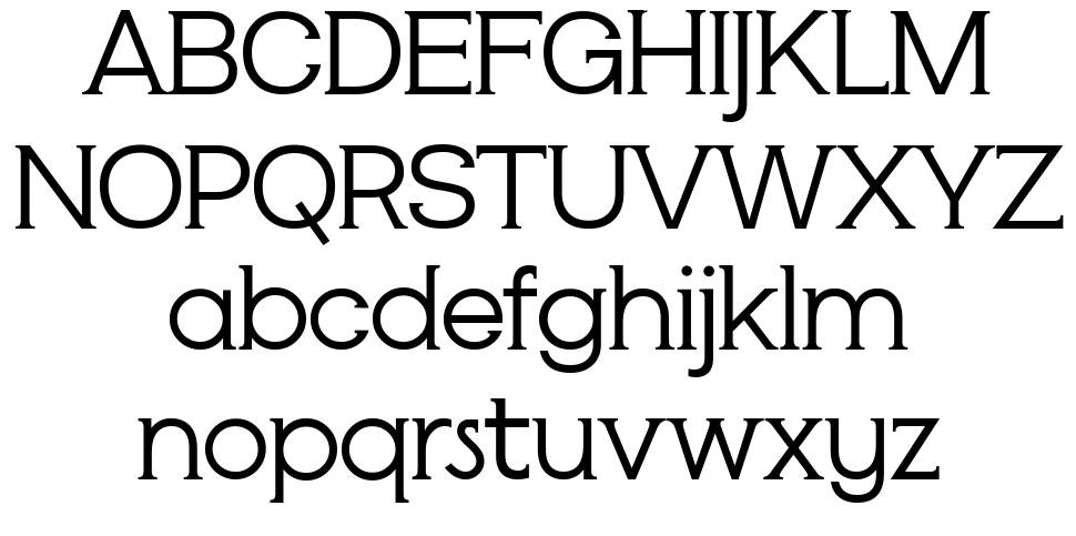 Cardova font Örnekler