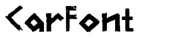 CarFont шрифт