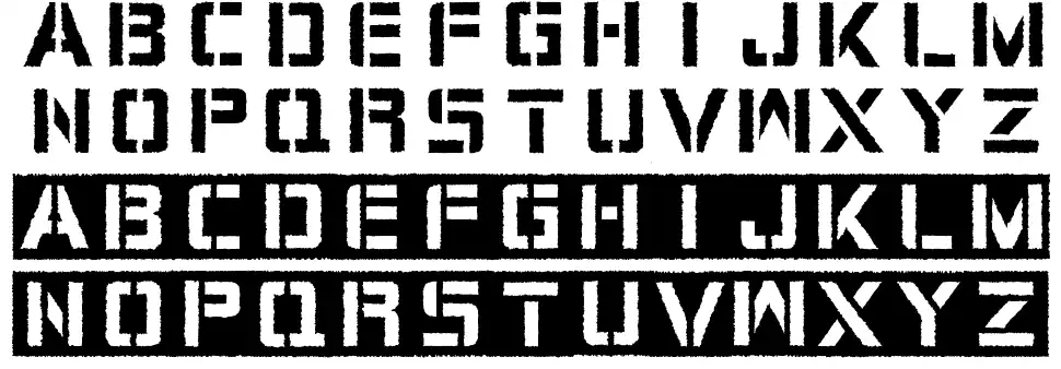 Cargo Bayfont specimens