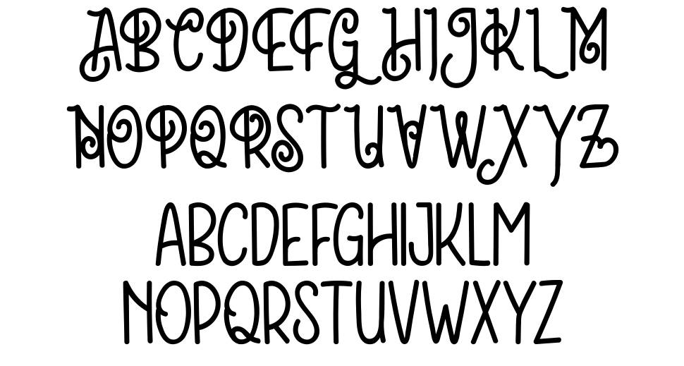 Carlinson font Örnekler
