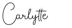 Carlytte font