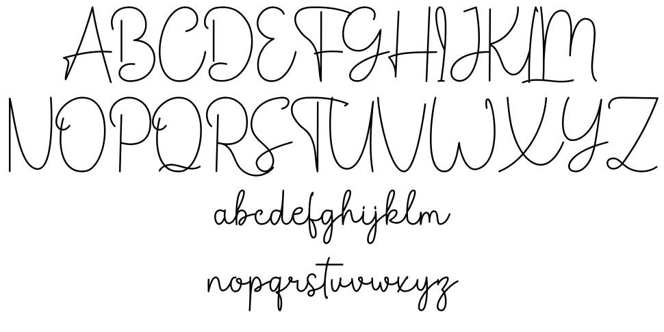 Carlytte schriftart vorschau