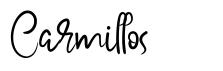 Carmillos шрифт