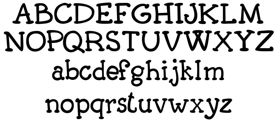 Carogna font Örnekler