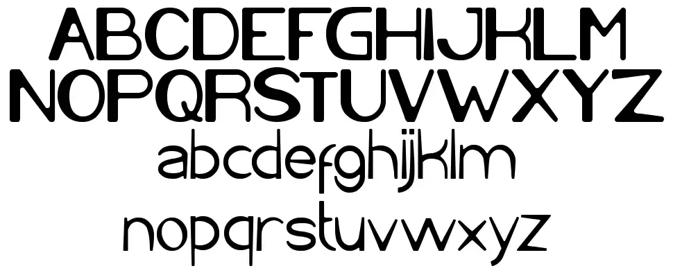 Cartoon Characterfont specimens
