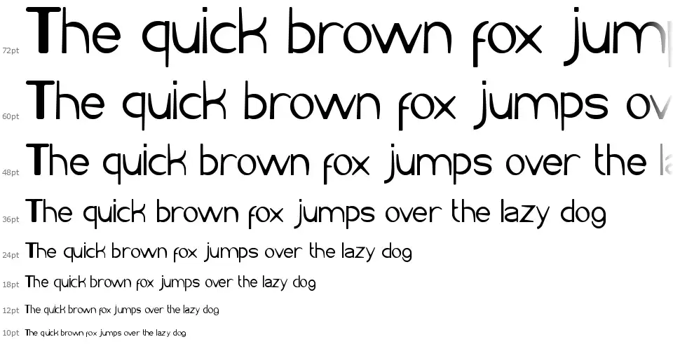 Cartoon Characterfont waterfall