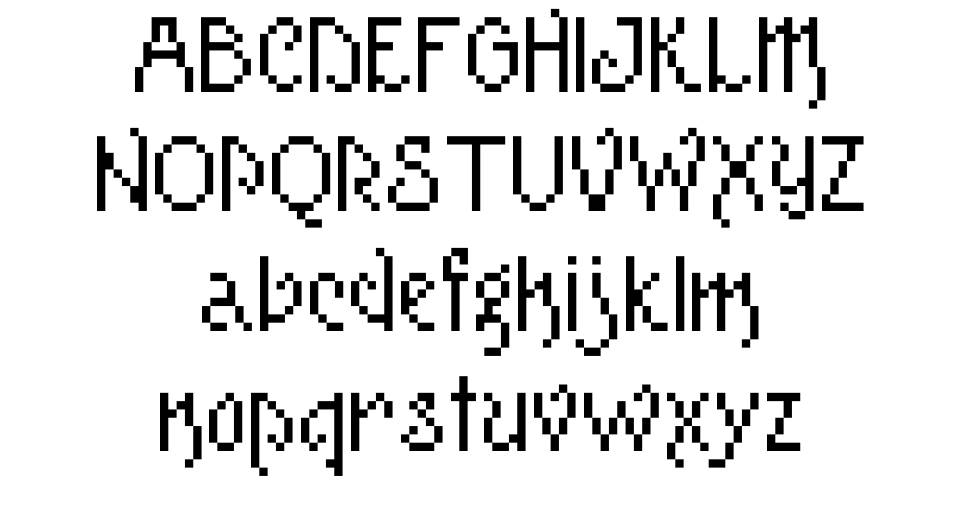 Cartridge font Örnekler