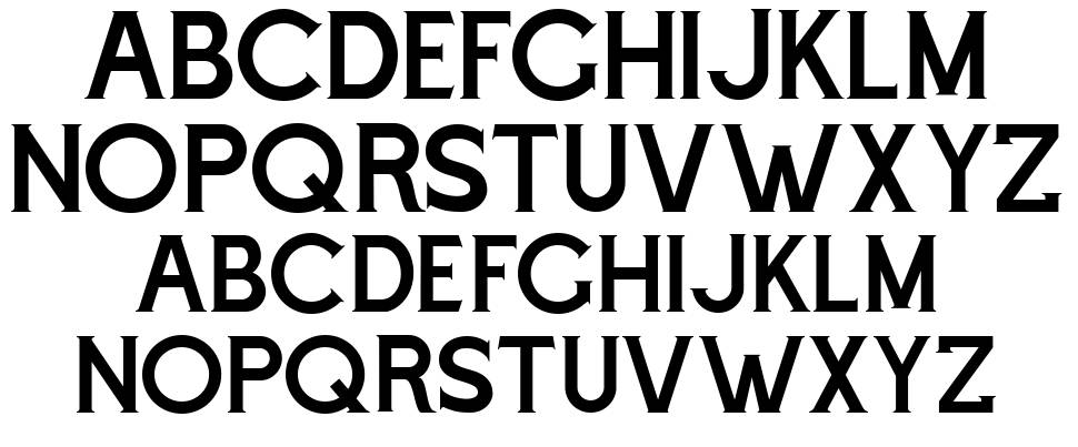 Cascade font Örnekler