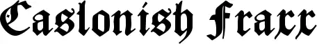 Caslonish Fraxx