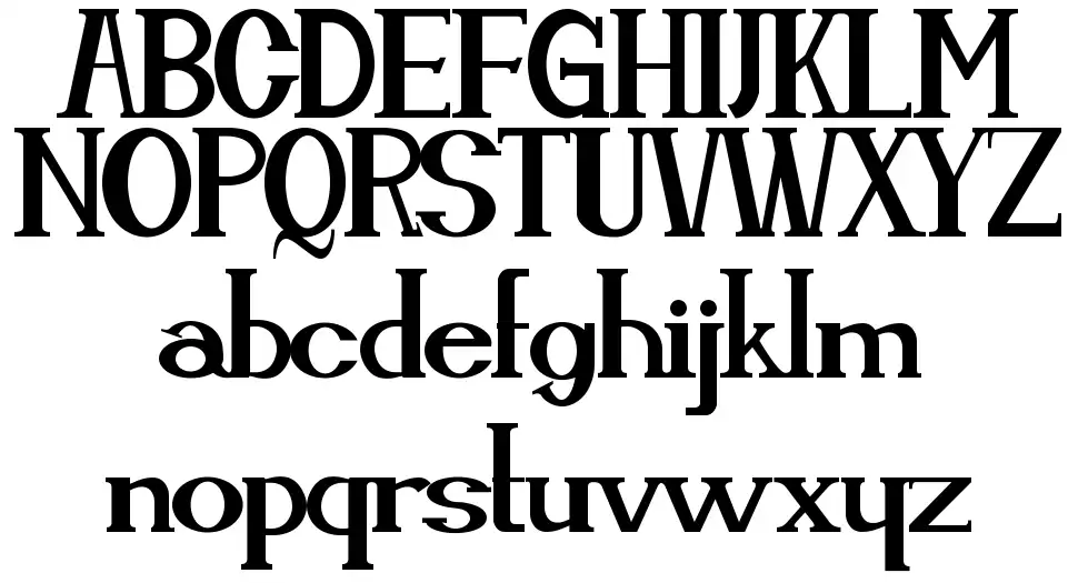 Cassiopea font specimens