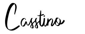 Casstino 字形