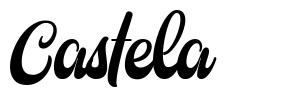 Castela шрифт