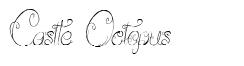 Castle Octopus písmo
