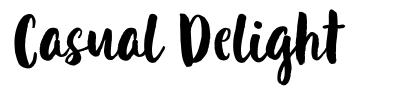 Casual Delight font