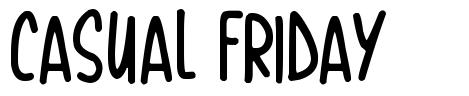 Casual Friday font