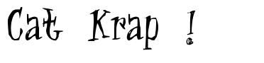 Cat Krap ! шрифт