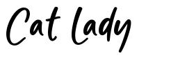 Cat Lady font