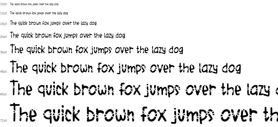 Cat Whiskers font Waterfall