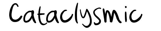Cataclysmic шрифт