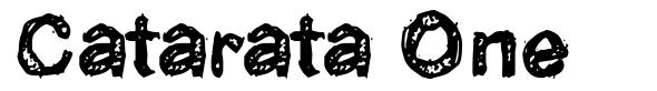 Catarata One schriftart