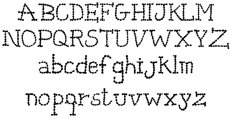 Catena 字形 标本