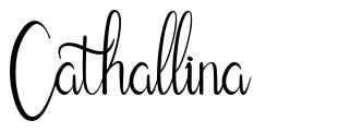 Cathallina 字形