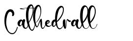 Cathedrall font