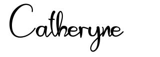 Catheryne 字形