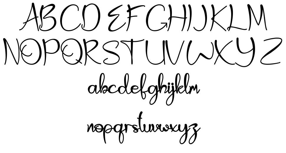 Catheryne font Örnekler