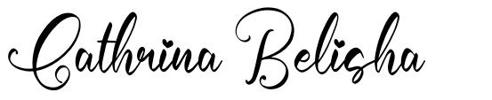Cathrina Belisha font