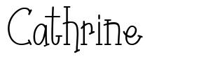 Cathrine шрифт
