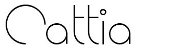 Cattia шрифт