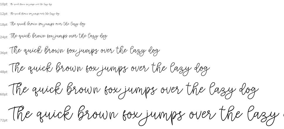Cattoms Cute font Waterfall