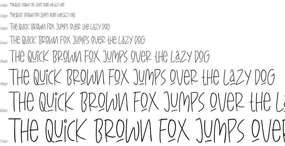 Catty Lines font Waterfall