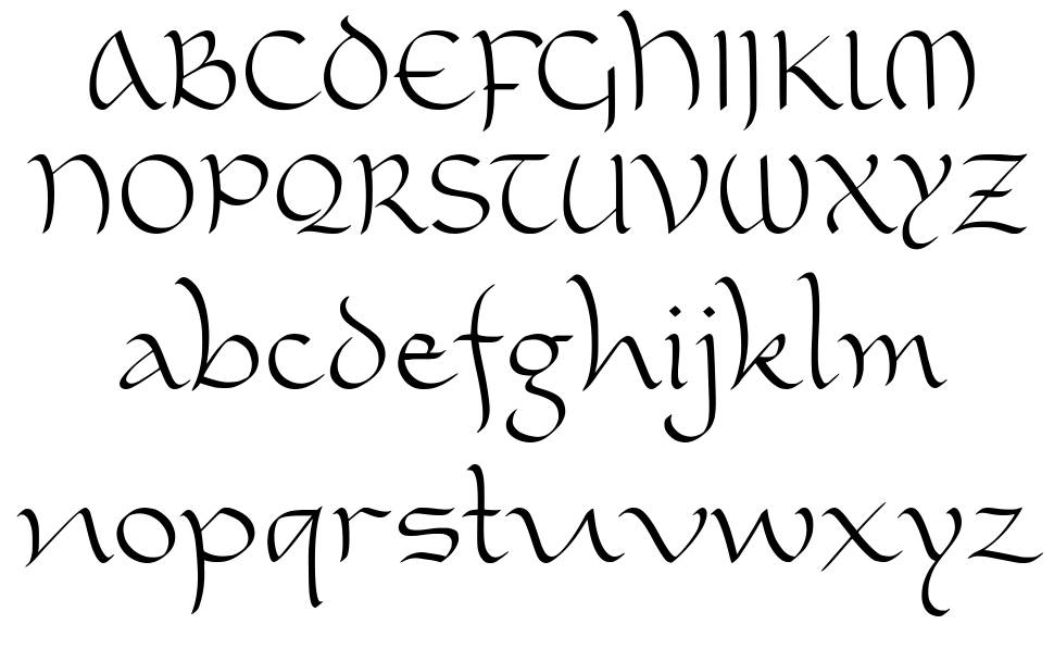 Cayed font