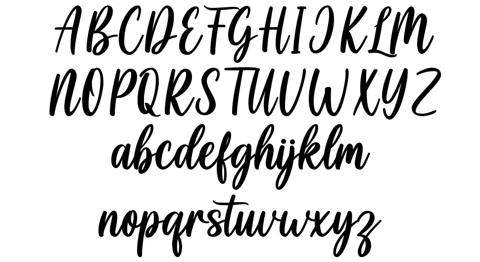 Cayla Stylish font Örnekler