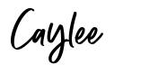 Caylee font