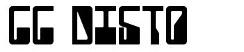 CC Disto шрифт
