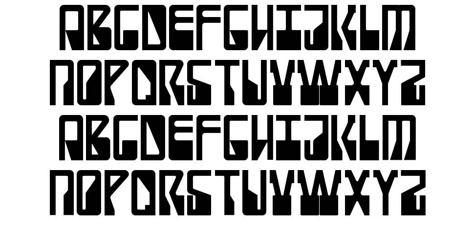 CC Disto font specimens