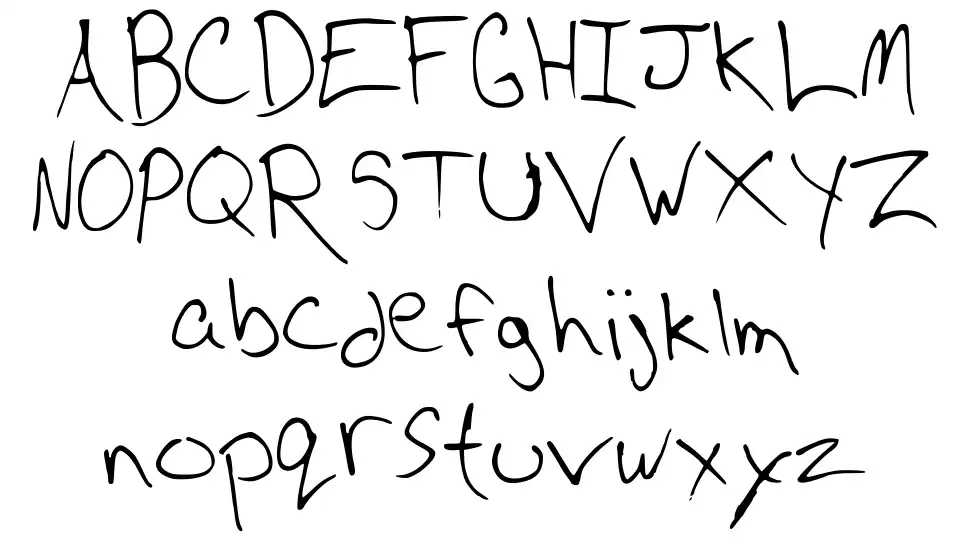 CD Writing font Örnekler