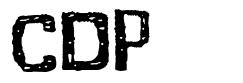 CDP font