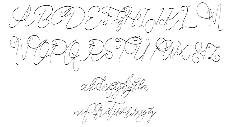 Cecilia Scriptfont specimens