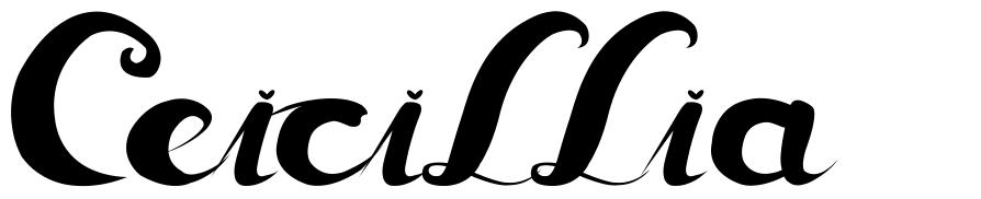 Ceicillia шрифт