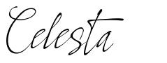 Celesta шрифт