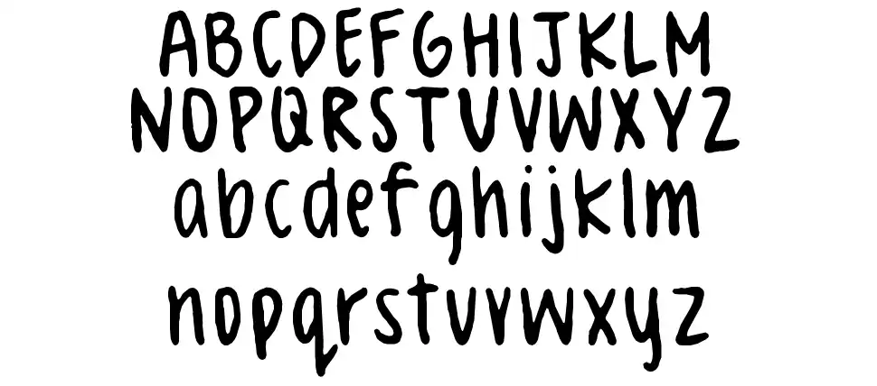 Celeste Handfont specimens