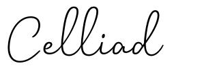 Celliad шрифт