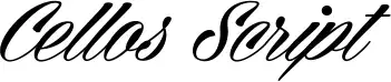 Cellos Script